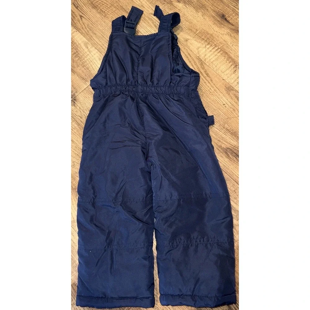 London Fog Toddler Boy Size 2T Navy Blue Bib Overall Snow Pants